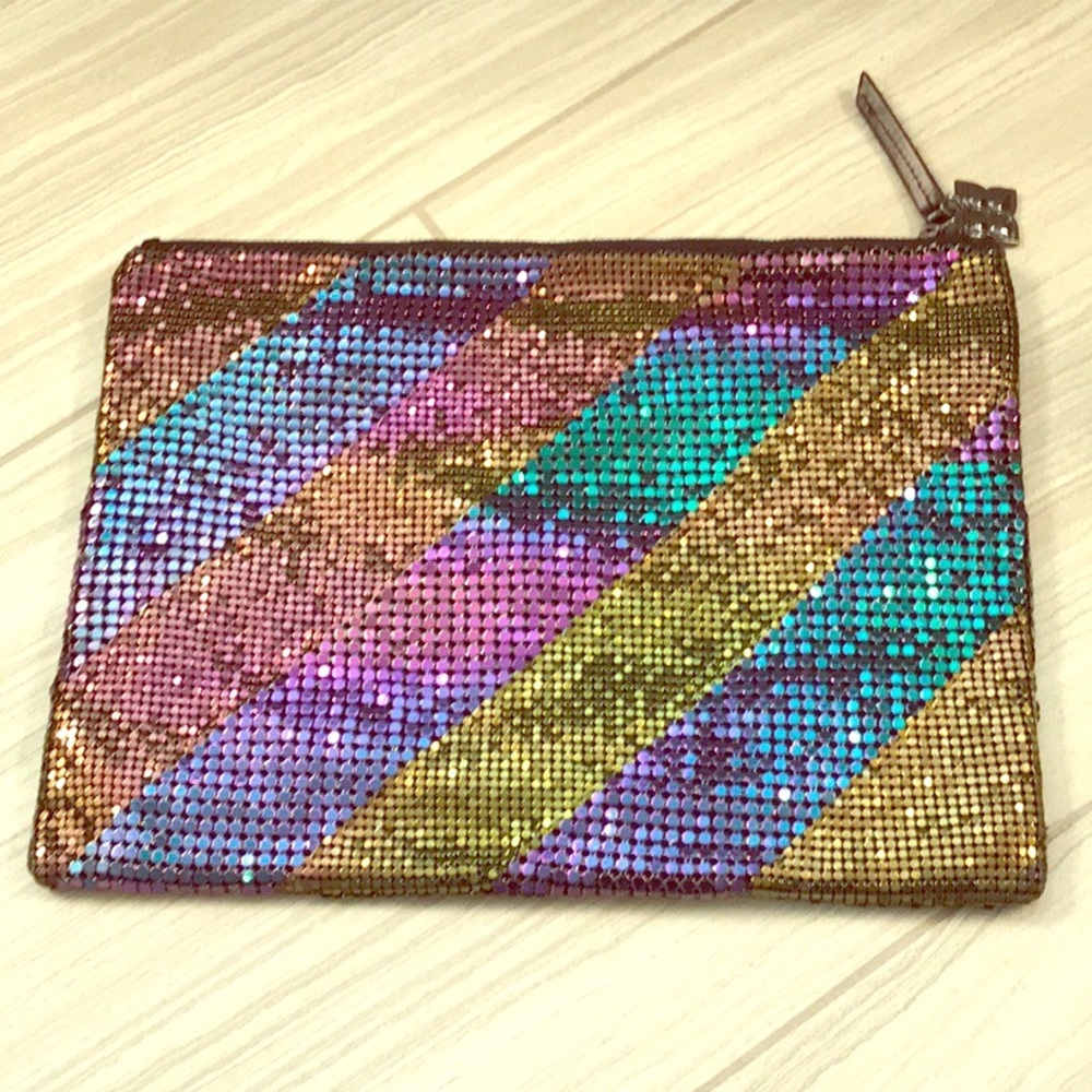 BCBG metal clutch